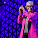 Rita Moreno accepting another award, a Peabody